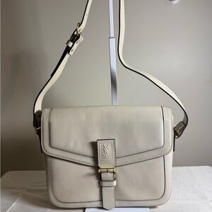 Yves Saint Laurent Ivory Crossbody Bag